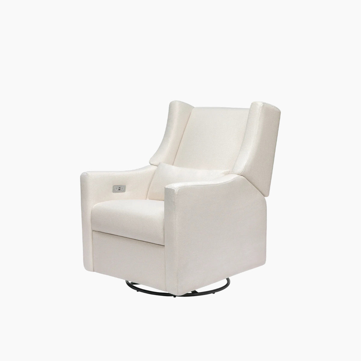 Babyletto electronic recliner and swivel glider in eco-performance fabric