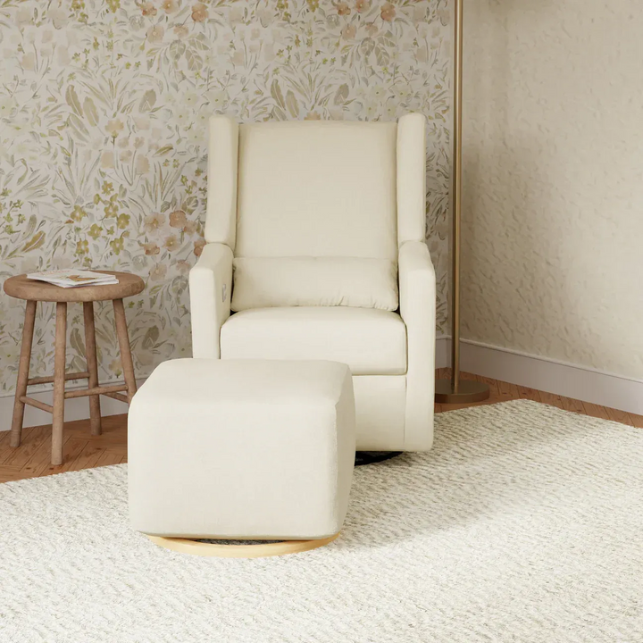 Babyletto electronic recliner and swivel glider in eco-performance fabric