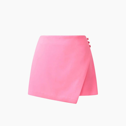 Elliatt Klara Asymmetrical Skort In Pink