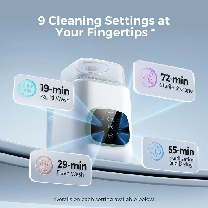 Momcozy Kleanpal Pro baby bottle washer sterilizer dryer