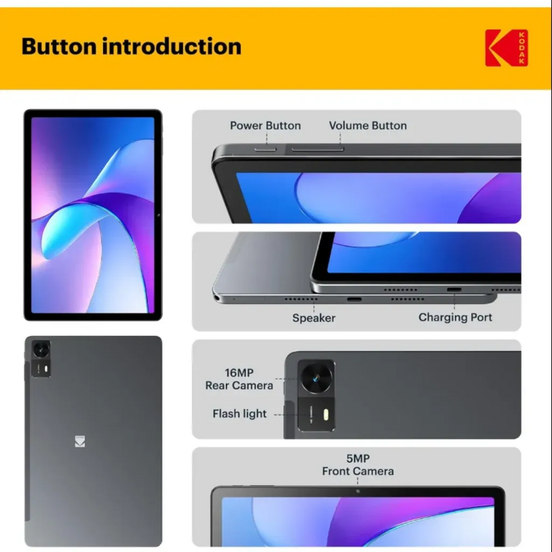 Kodak Tablet K11 – 11" FHD Android Tablet 128GB - HUNA