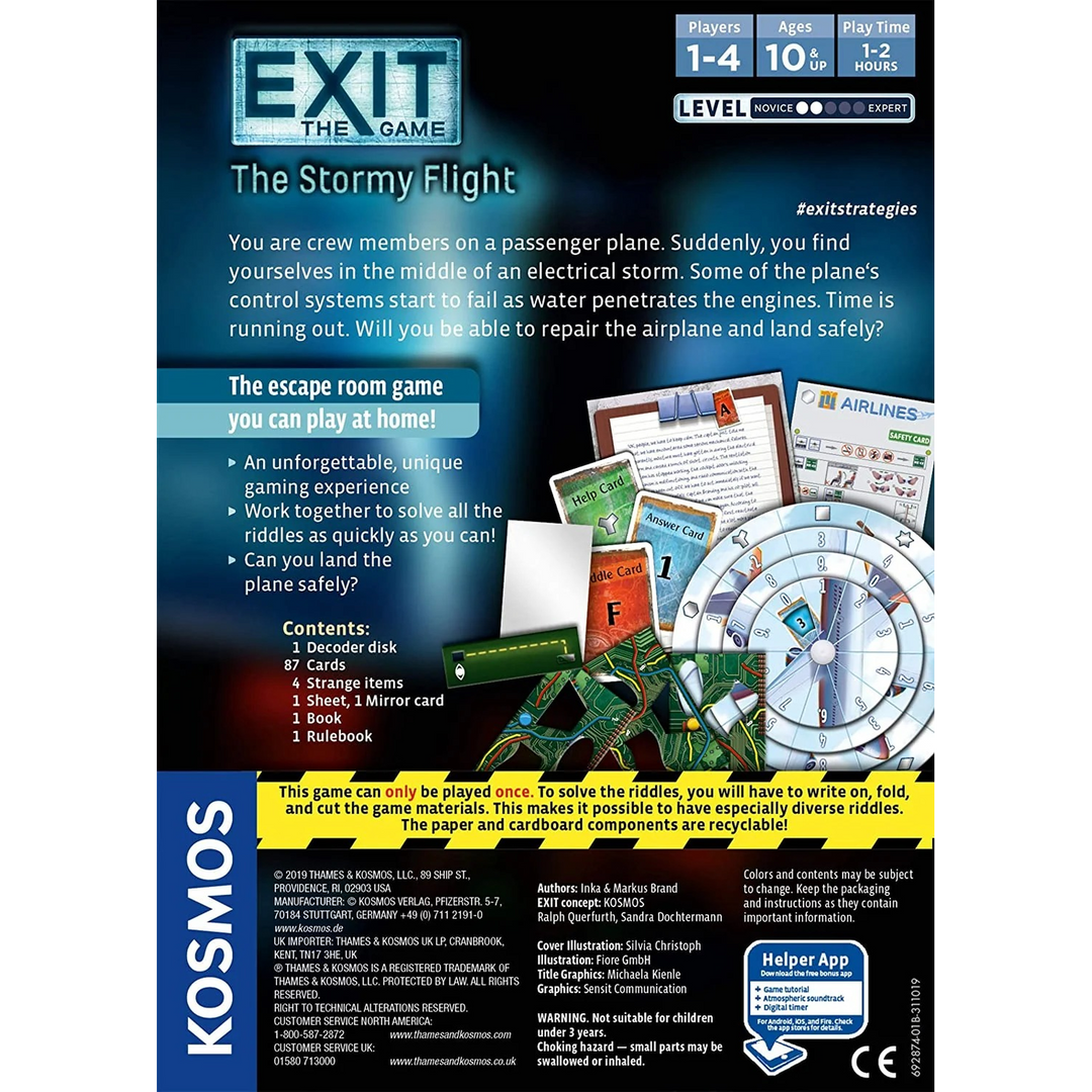 Exit: The Stormy Flight Board Game