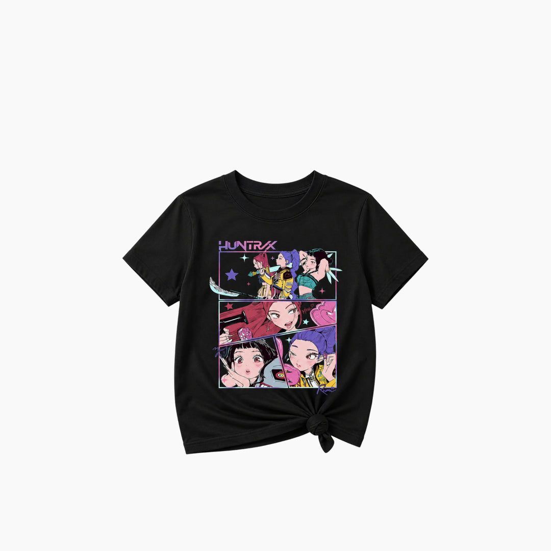 Kpop Comic Print Tshirt