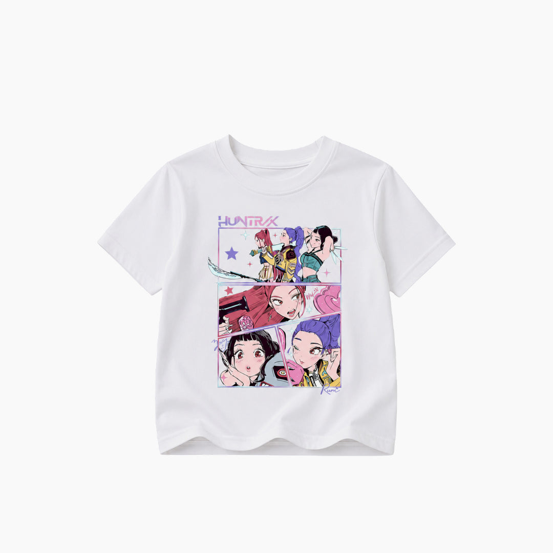 Kpop Comic Print Tshirt