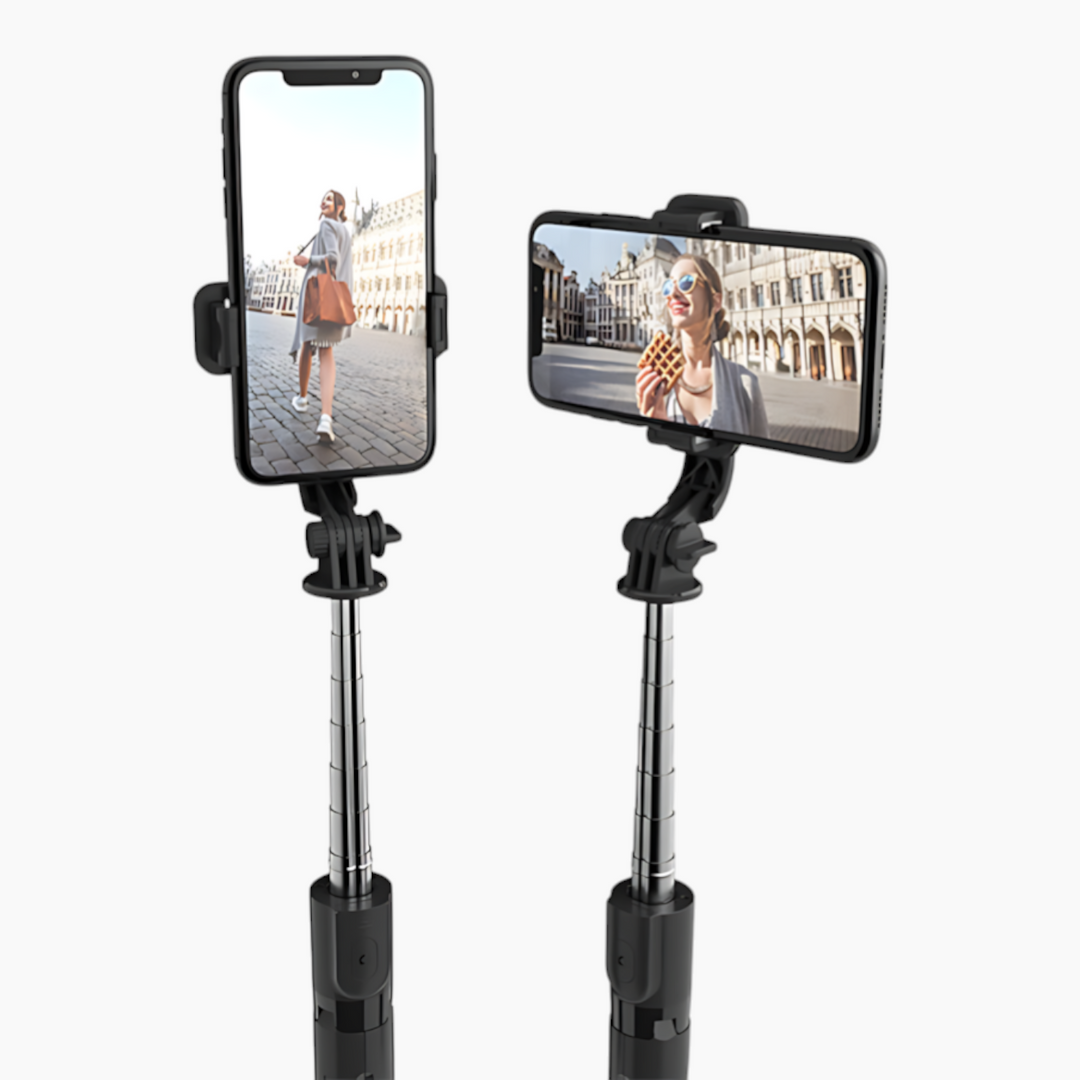 C.JO L11 wireless folding mini selfie stick with built-in tripod