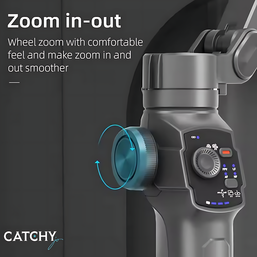 L9 3-Axis 360 Rotation Gimbal Stabilizer with Type-C charging