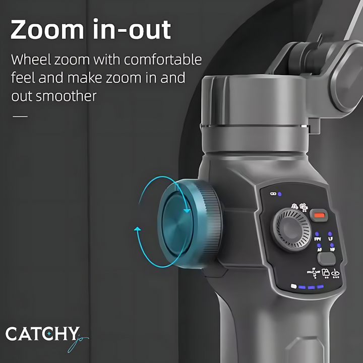 L9 3-Axis 360 Rotation Gimbal Stabilizer with Type-C charging
