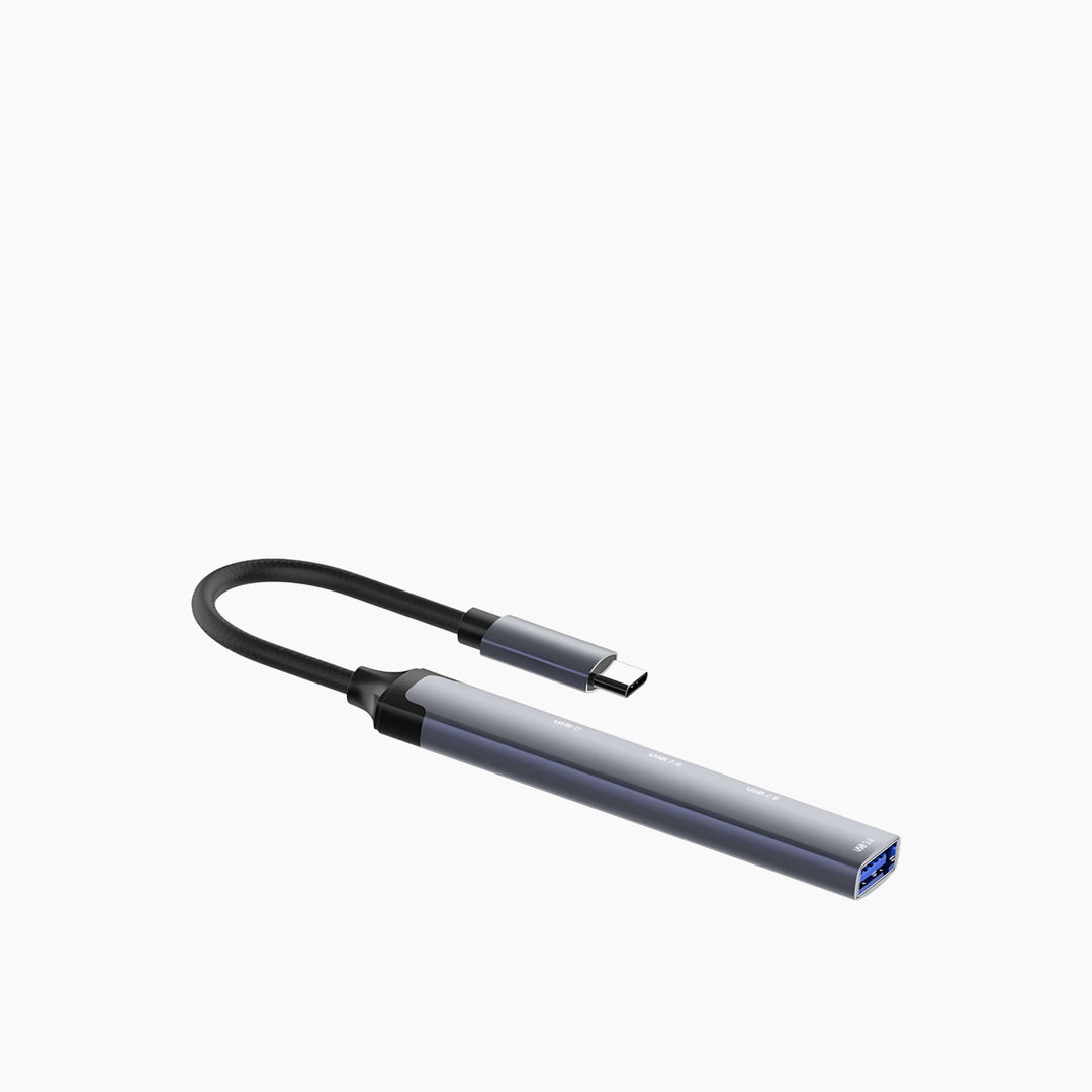 LDINO DS-34U 4-in-1 USB-C dock station with HDMI, USB 3.0, and card readers