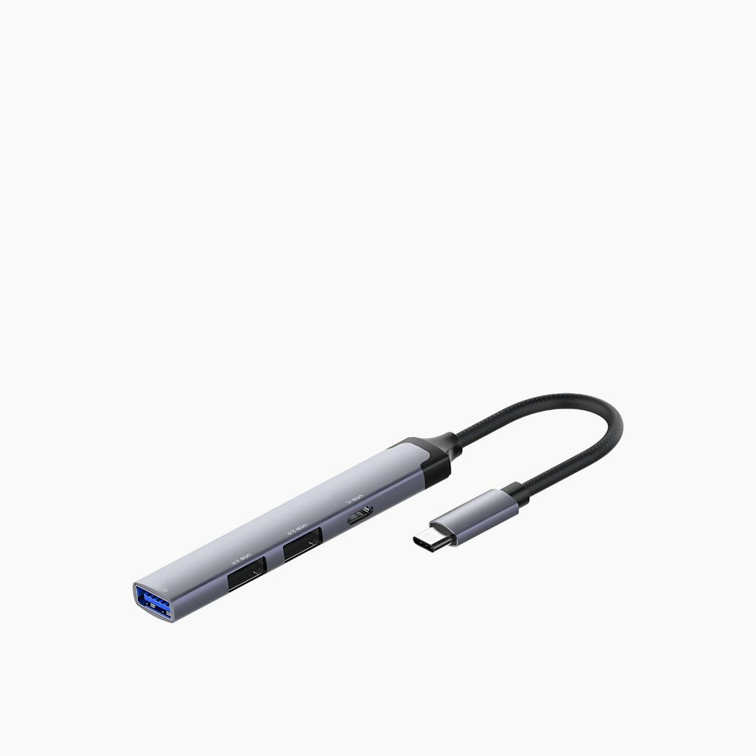 LDINO DS-34U 4-in-1 USB-C dock station with HDMI, USB 3.0, and card readers