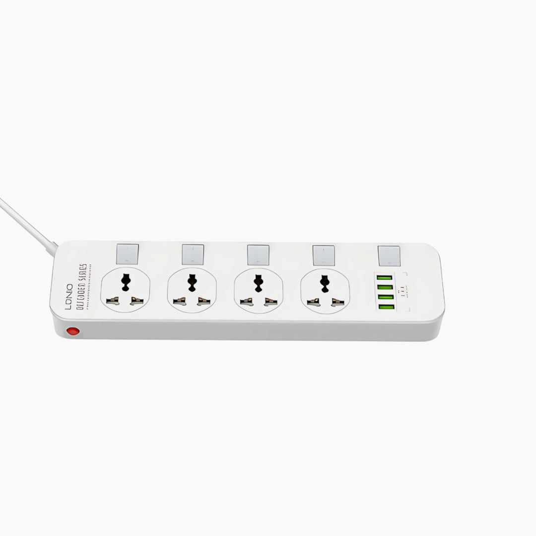 LDNIO SC4408 power strip with 4 universal AC outlets