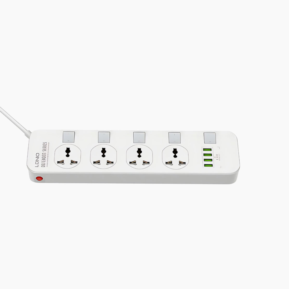 LDNIO SC4408 power strip with 4 universal AC outlets