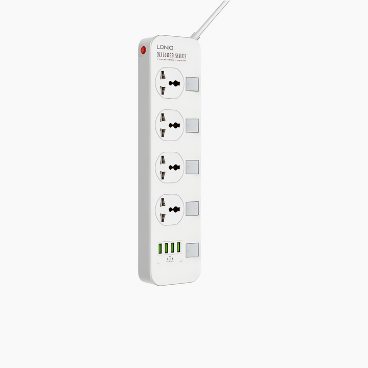 LDNIO SC4408 power strip with 4 universal AC outlets