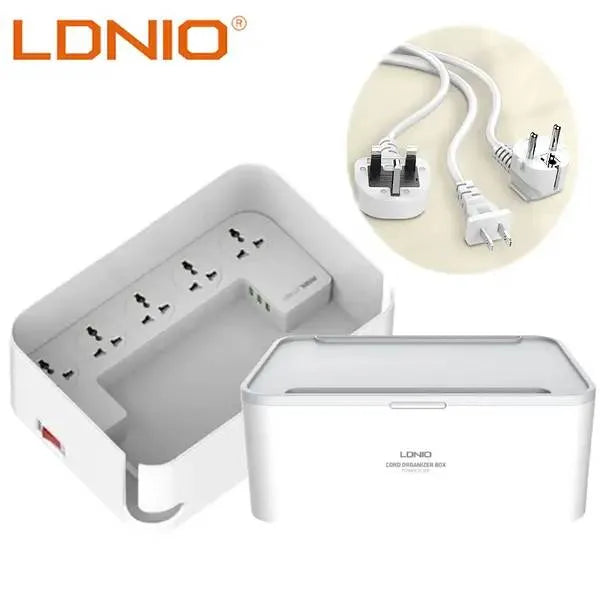 LDNIO SN5310 power strip management box for cord organization and protection