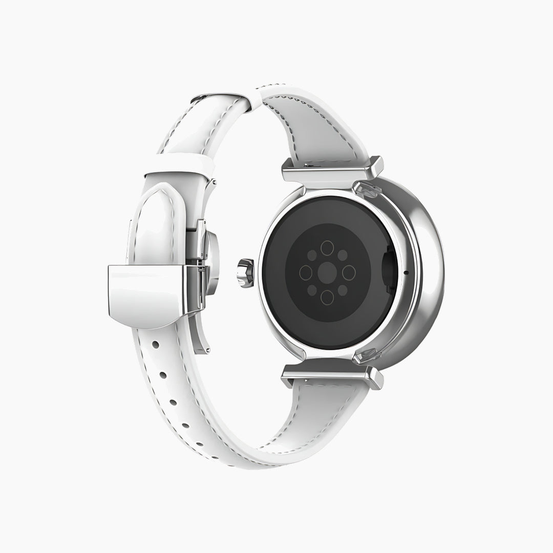 LDNIO SW02 compact round smartwatch with a vibrant display