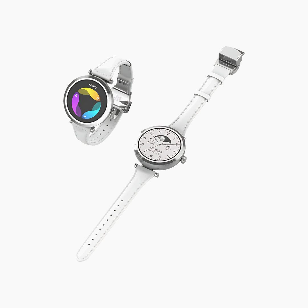 LDNIO SW02 compact round smartwatch with a vibrant display