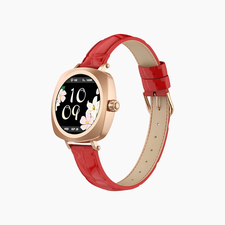 LDNIO SW03 square shaped smartwatch in gold