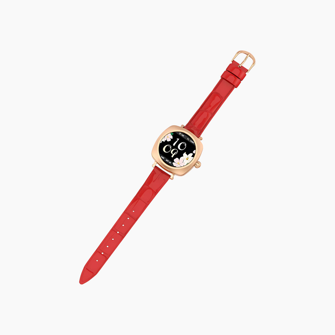 LDNIO SW03 square shaped smartwatch in gold