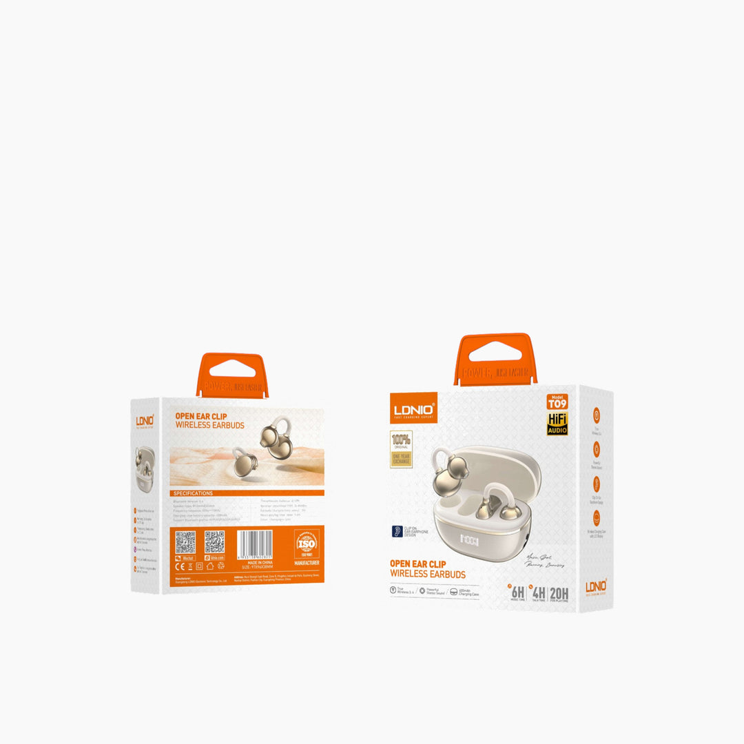 LDNIO T09 Wireless Stereo BT Over-Ear Earbuds