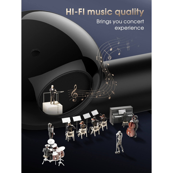 LDNIO T10 Wireless Stereo BT Demi-Fit EarPhones