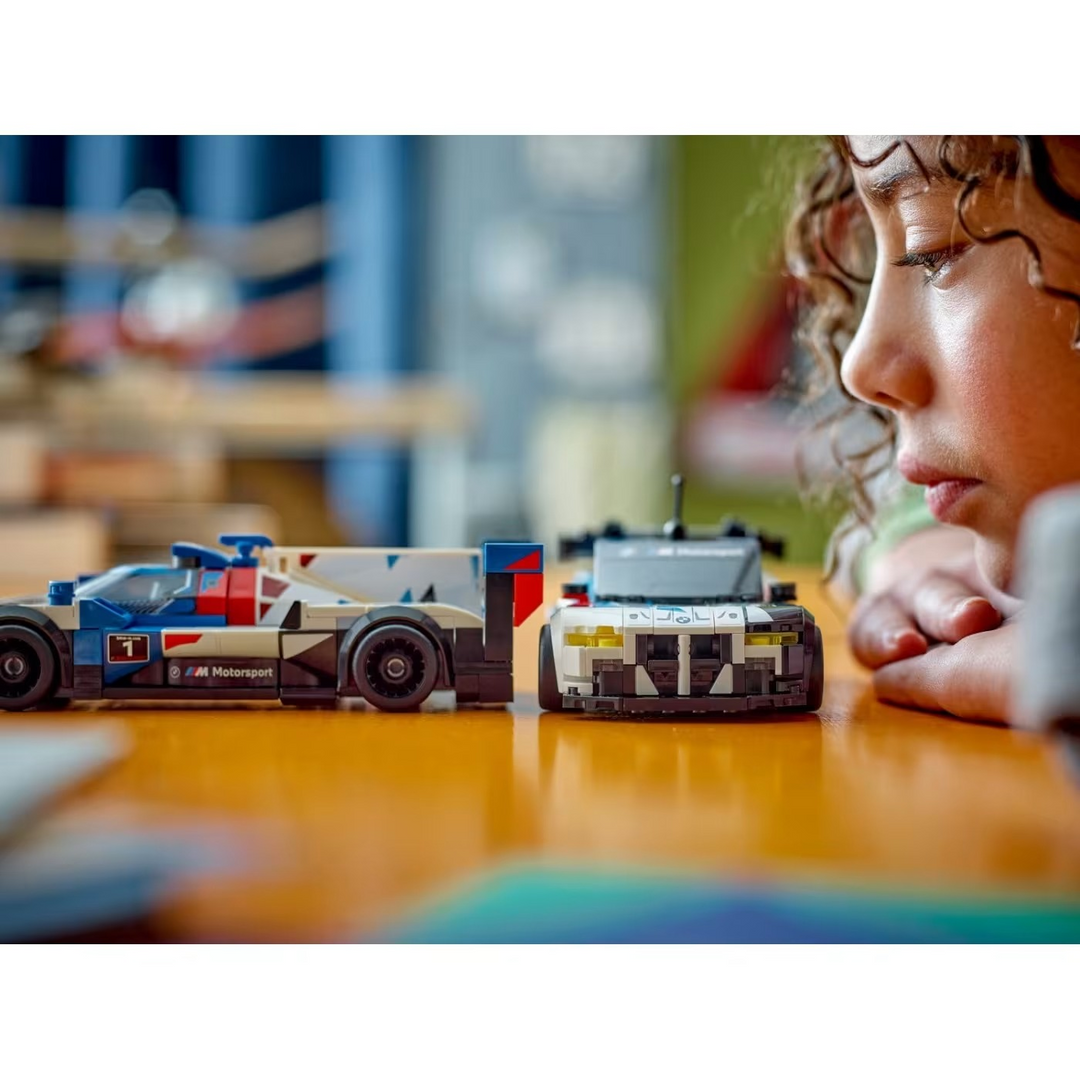 LEGO Bmw M4 Gt3 &amp; Bmw M Hybrid V8 Race Cars- 676pcs