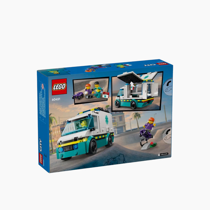 LEGO Emergency Ambulance- 184pcs
