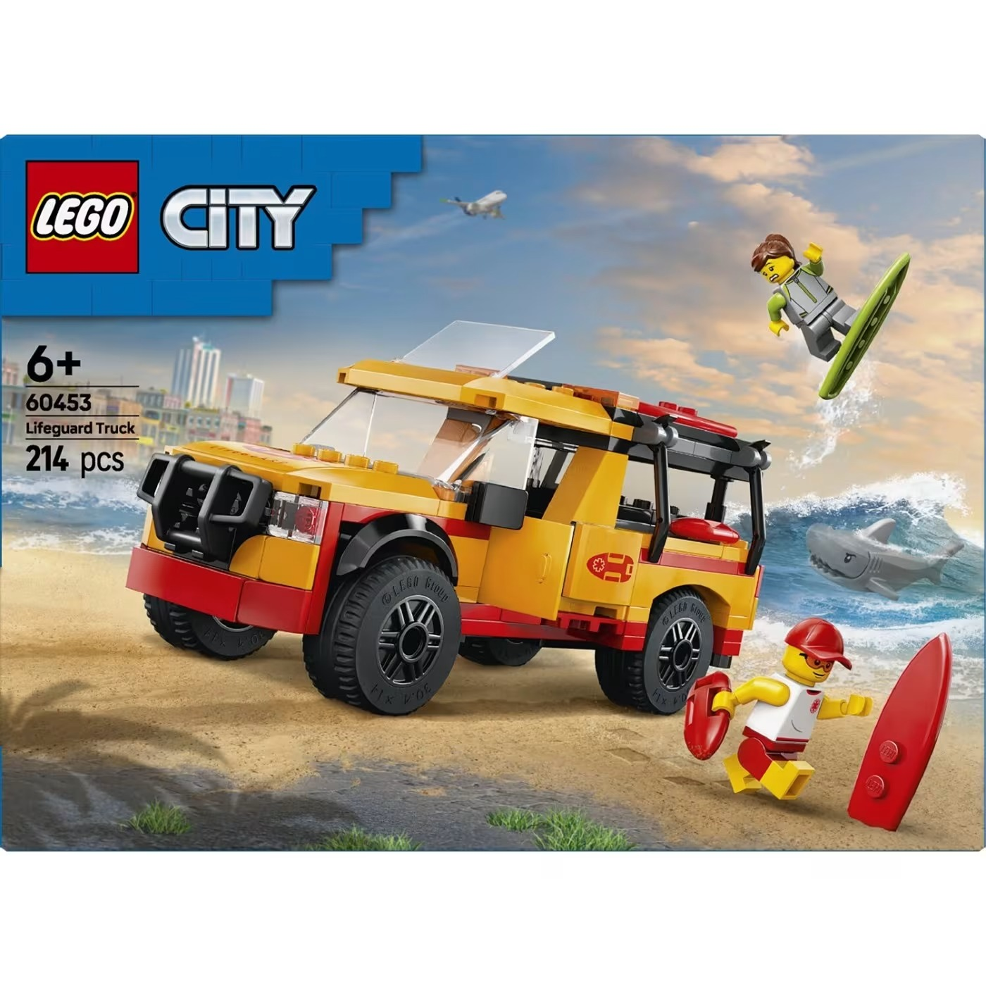 LEGO Lifeguard Beach Rescue Truck- 214pcs LEGO Lifeguard Beach Rescue Truck- 214pcs