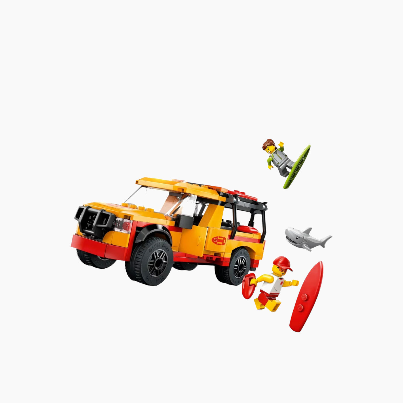 LEGO Lifeguard Beach Rescue Truck- 214pcs LEGO Lifeguard Beach Rescue Truck- 214pcs
