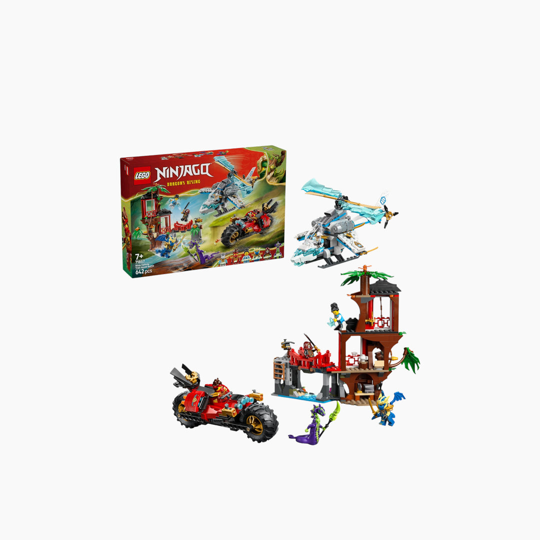 LEGO Ninja Vehicle Tree House Battle construction set with 642 pieces