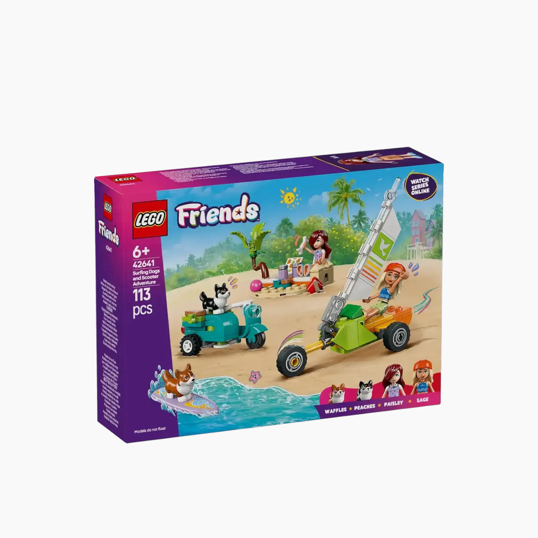 LEGO Surfing Dogs And Scooter Adventure- 113pcs
