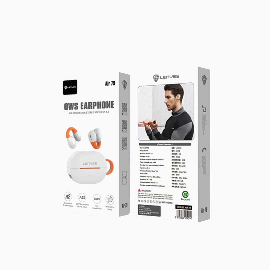 LENYES Air 79 TWS wireless earbuds with 250mAh charging compartment