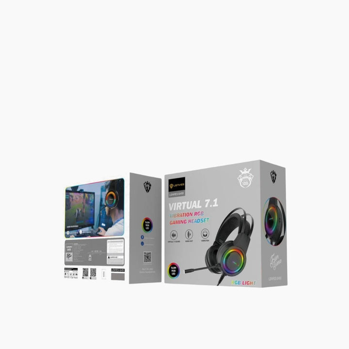 LENYES GH51 gaming headset with USB audio port
