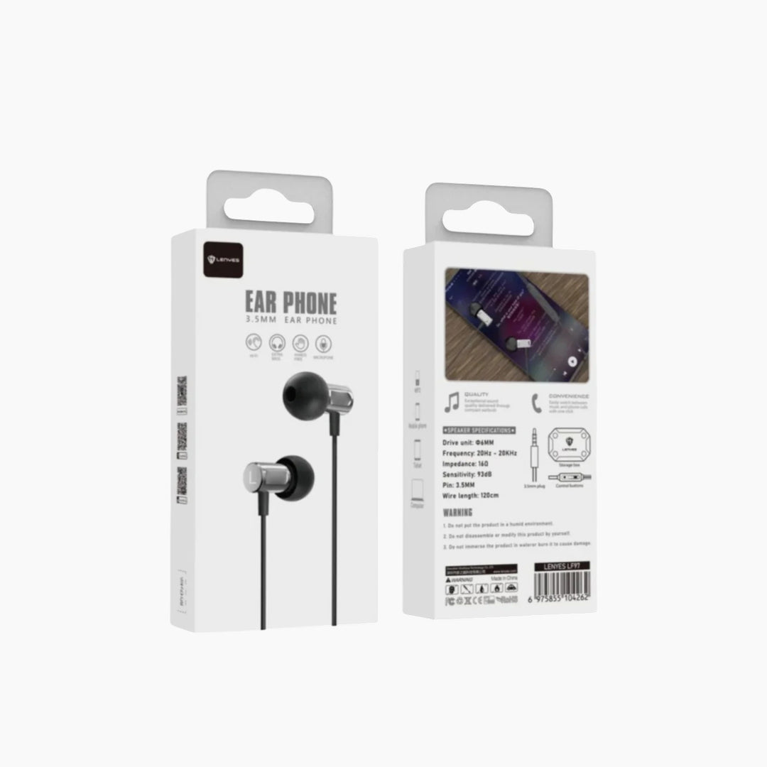 Lenyes LF97 earphones with 3.5mm jack