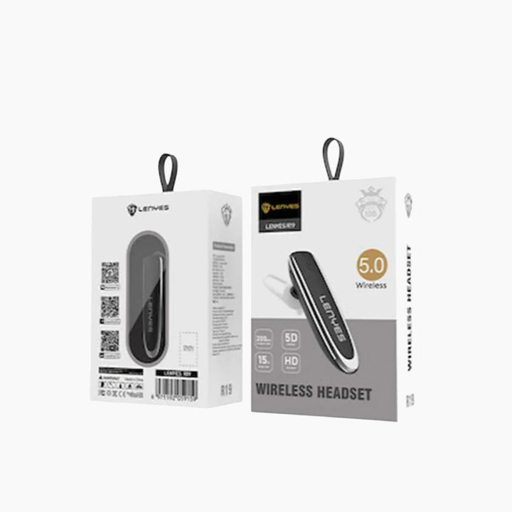 LENYES R19 wireless headset with 10-hour battery