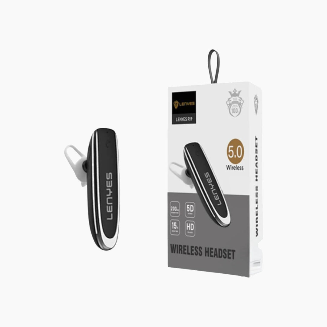 LENYES R19 wireless headset with 10-hour battery