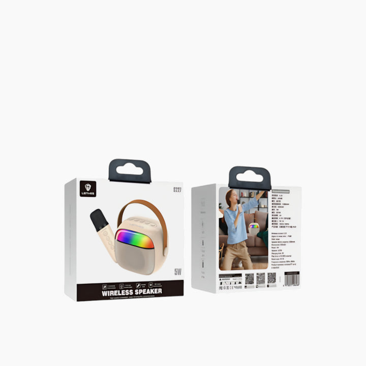 LENYES S227 wireless speaker with RGB lighting