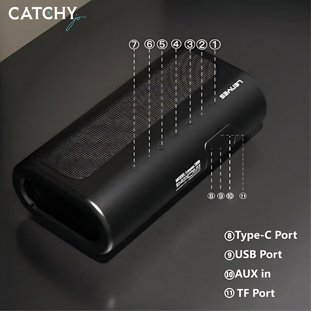 LENYES S810 80W wireless speaker with 10400mAh battery