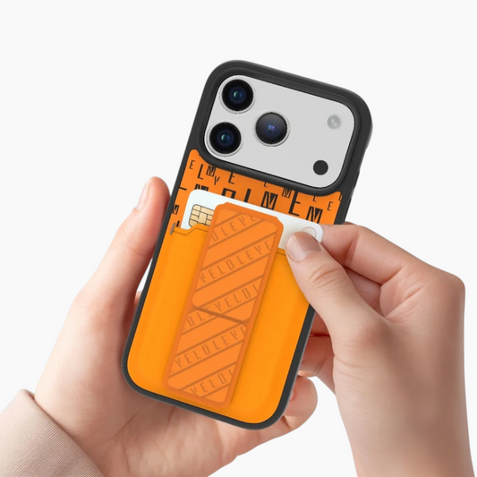 LEVELO Morphix Gripstand iPhone Case With Cardholder