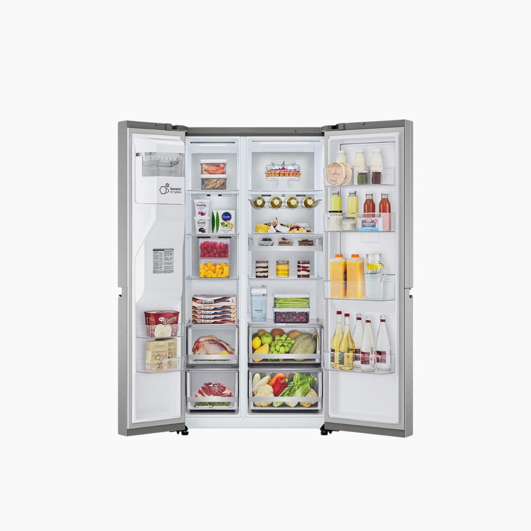 LG Door-in-Door ThinQ Side By Side 674L UV Nano Silver