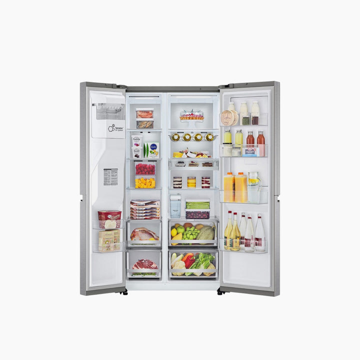 LG Door-in-Door ThinQ Side By Side 674L UV Nano Silver