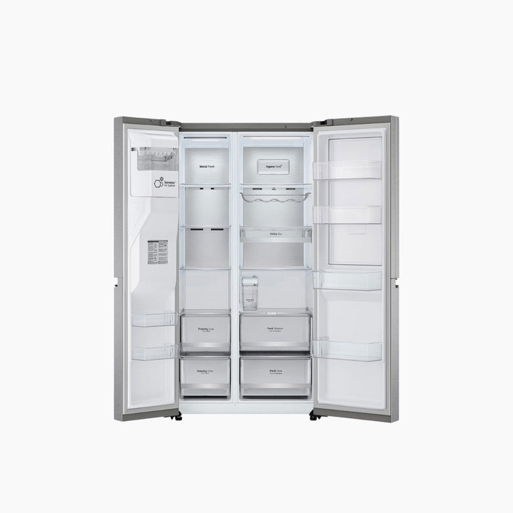 LG Door-in-Door ThinQ Side By Side 674L UV Nano Silver
