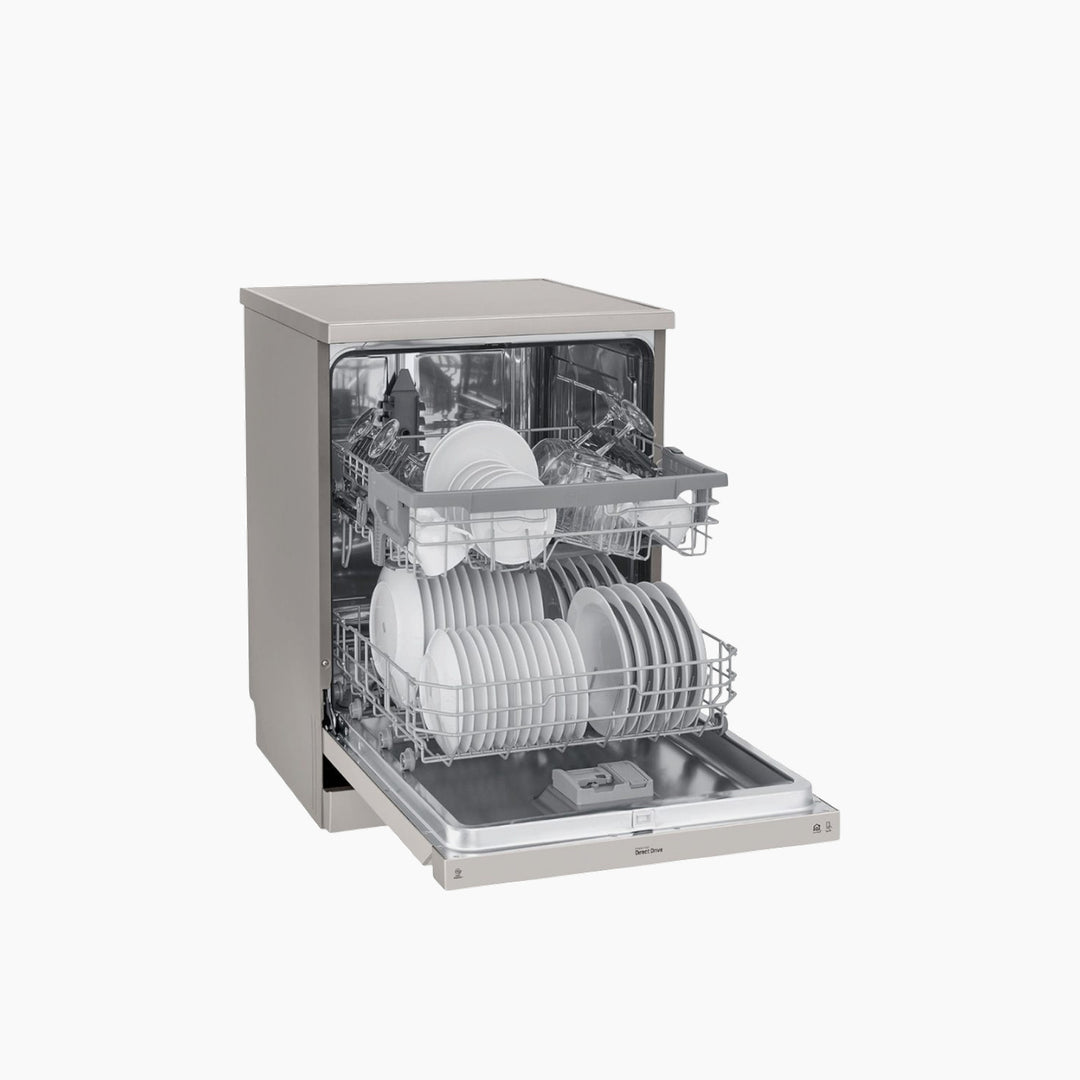 LG QuadWash Dishwasher 14 Place Settings Platinum Silver