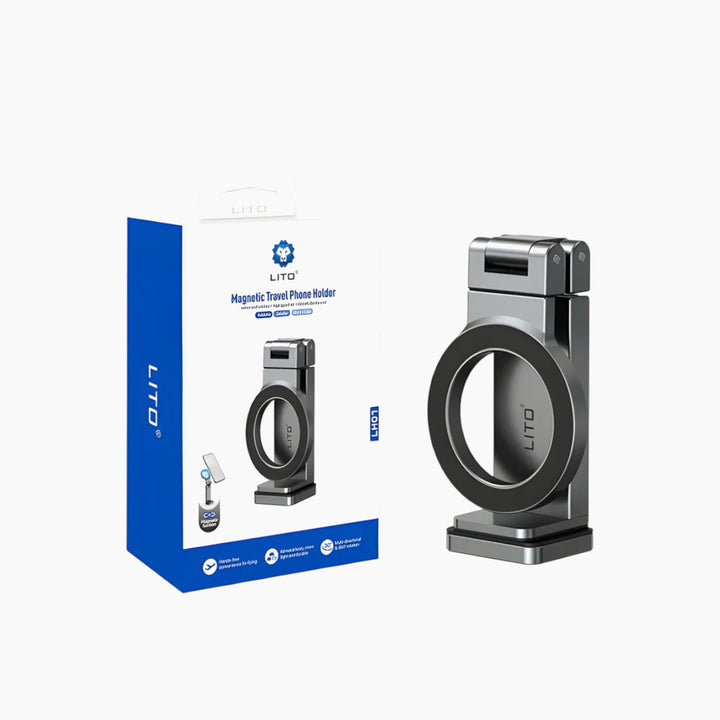 LITO LH01 magnetic travel car phone holder for hands-free calls and navigation