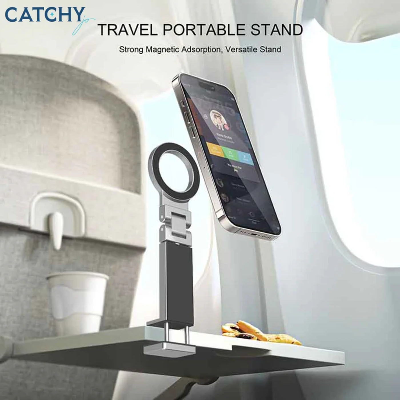 LITO LH01 magnetic travel car phone holder for hands-free calls and navigation