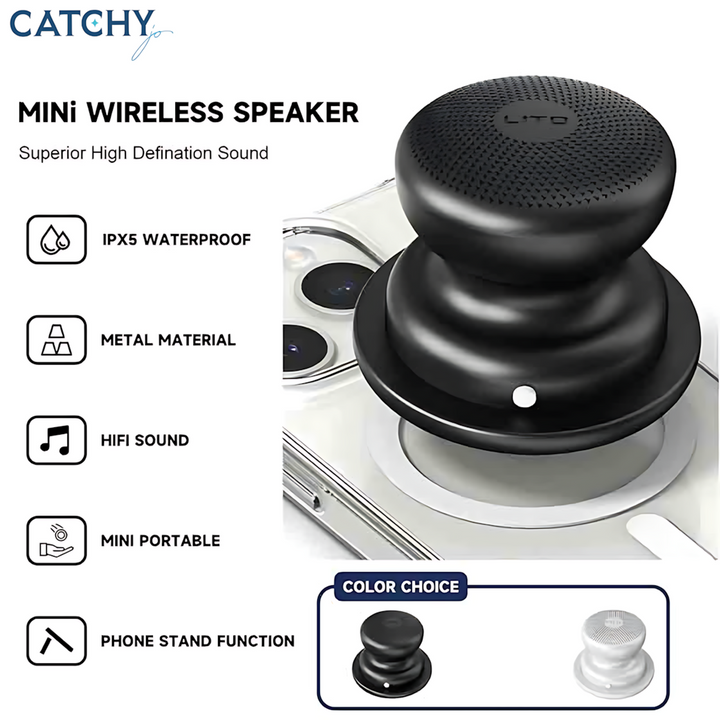 LITO LS04 Portable Powerful Magnetic Mini Wireless Speaker