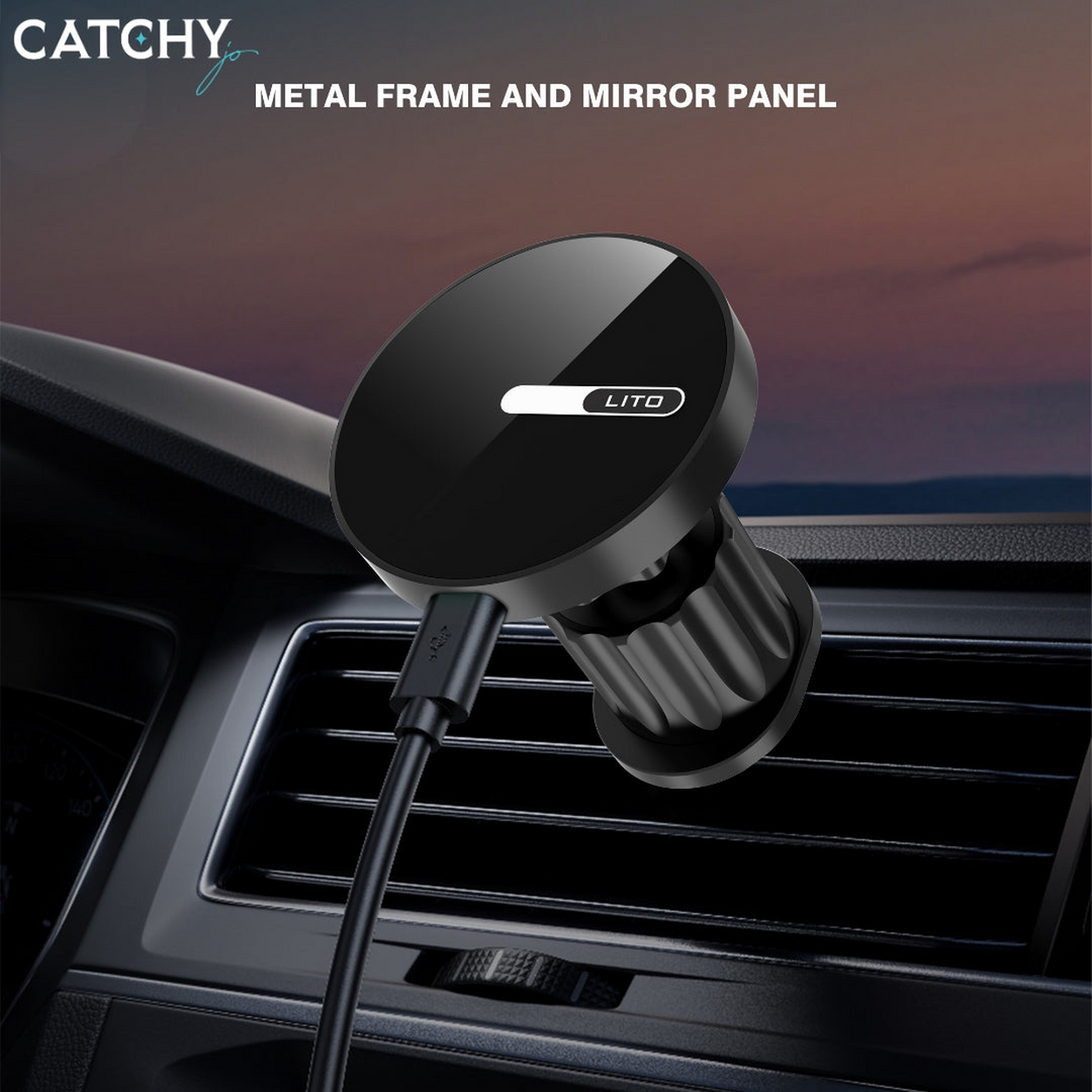 LITO LT-W04 15W magnetic wireless car phone holder