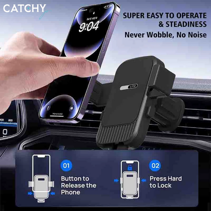 LITO LT-W08 gravity car phone holder with automatic clamping