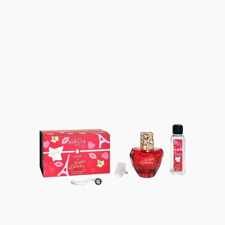 Maison Berger Paris LL Sweet Lamp Berger Premium Gift Pack Red