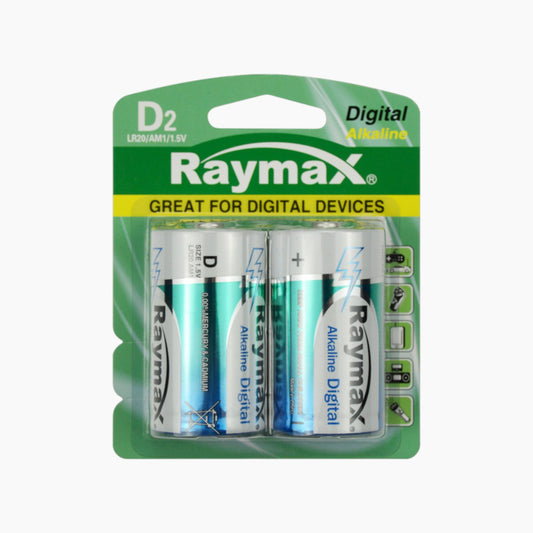 Raymax Latest Product 1.5V LR20 D Super Alkaline Battery Dry Batteries for Kitchen Ventilator