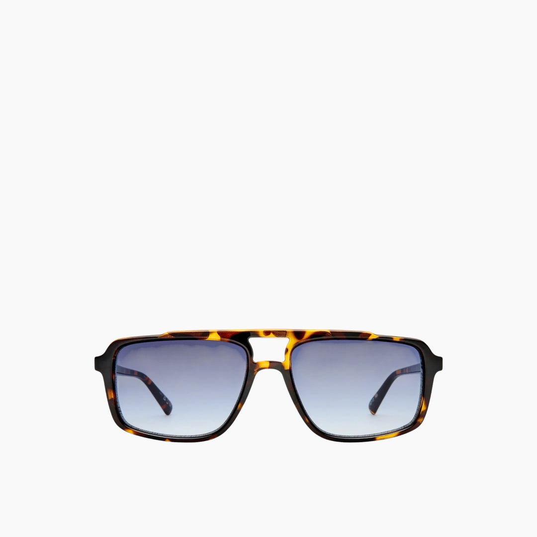 Le Specs Le Gars Brown Sunglasses - HUNA