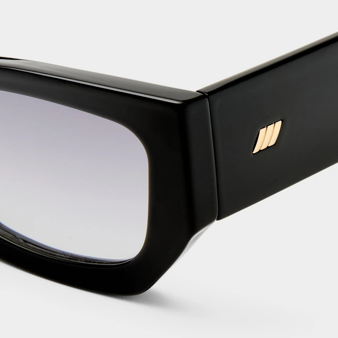 Le Specs Beachcomber Black Sunglasses - HUNA